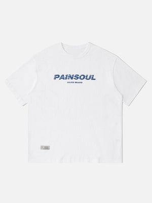 Sneakerland™ - PAINSOUL Print Cotton Tee - tntwear1