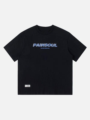 Sneakerland™ - PAINSOUL Print Cotton Tee - tntwear1