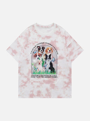 Sneakerland™ - Pet Dog Garden Graphics Tee - tntwear1