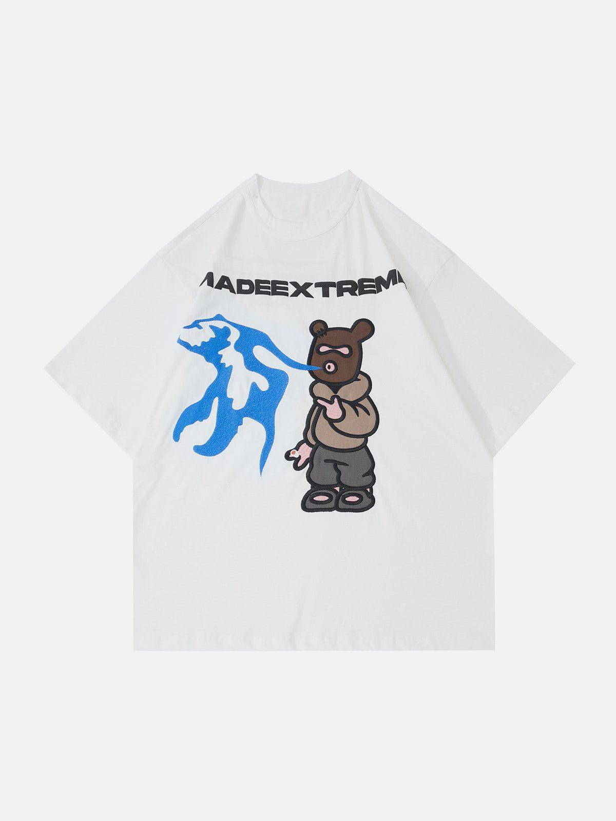 Sneakerland™ - Pistol Bear Graphic Tee - tntwear1