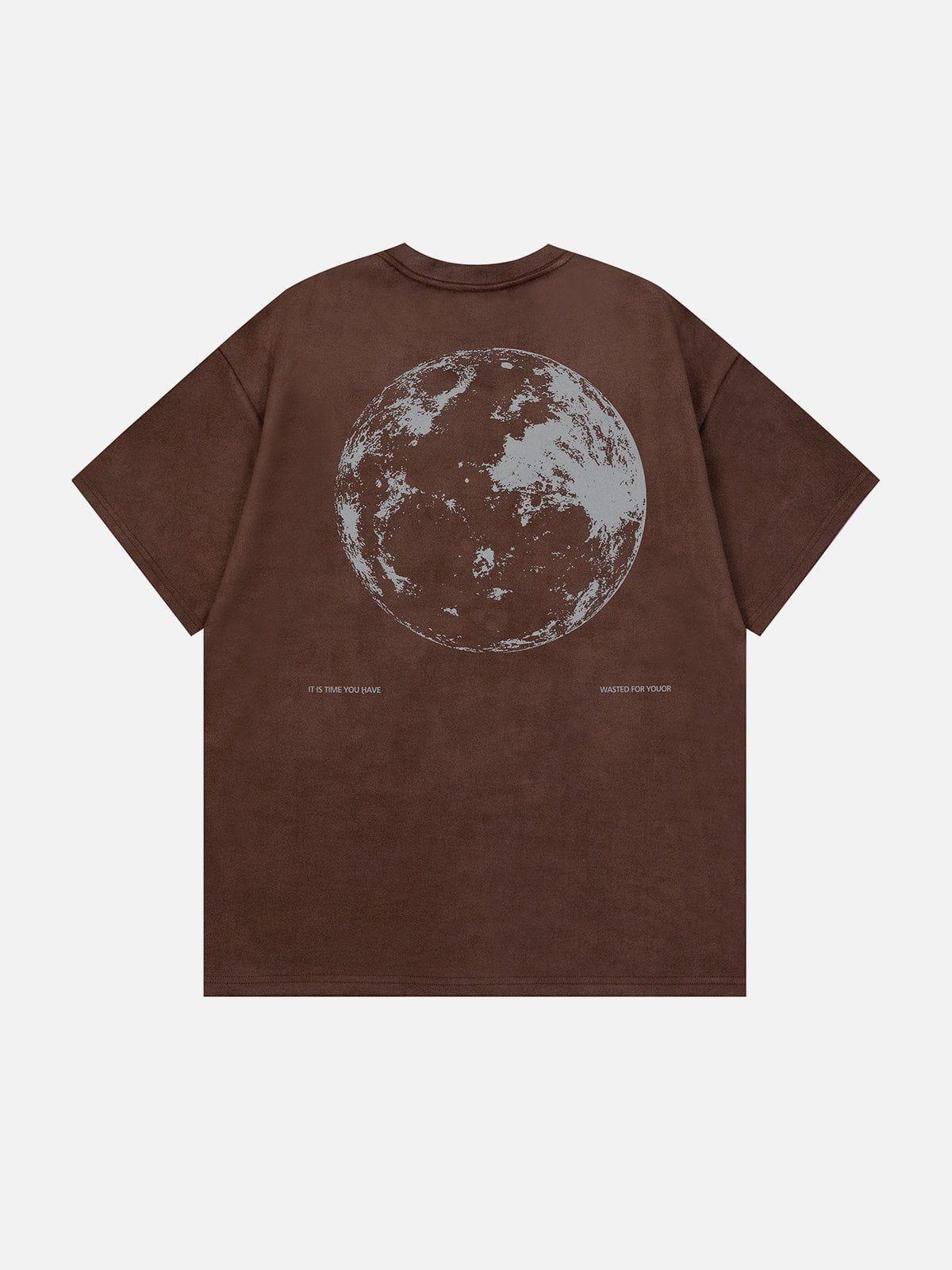 Sneakerland™ - Plastisol Printing Shadow Moon Tee - tntwear1