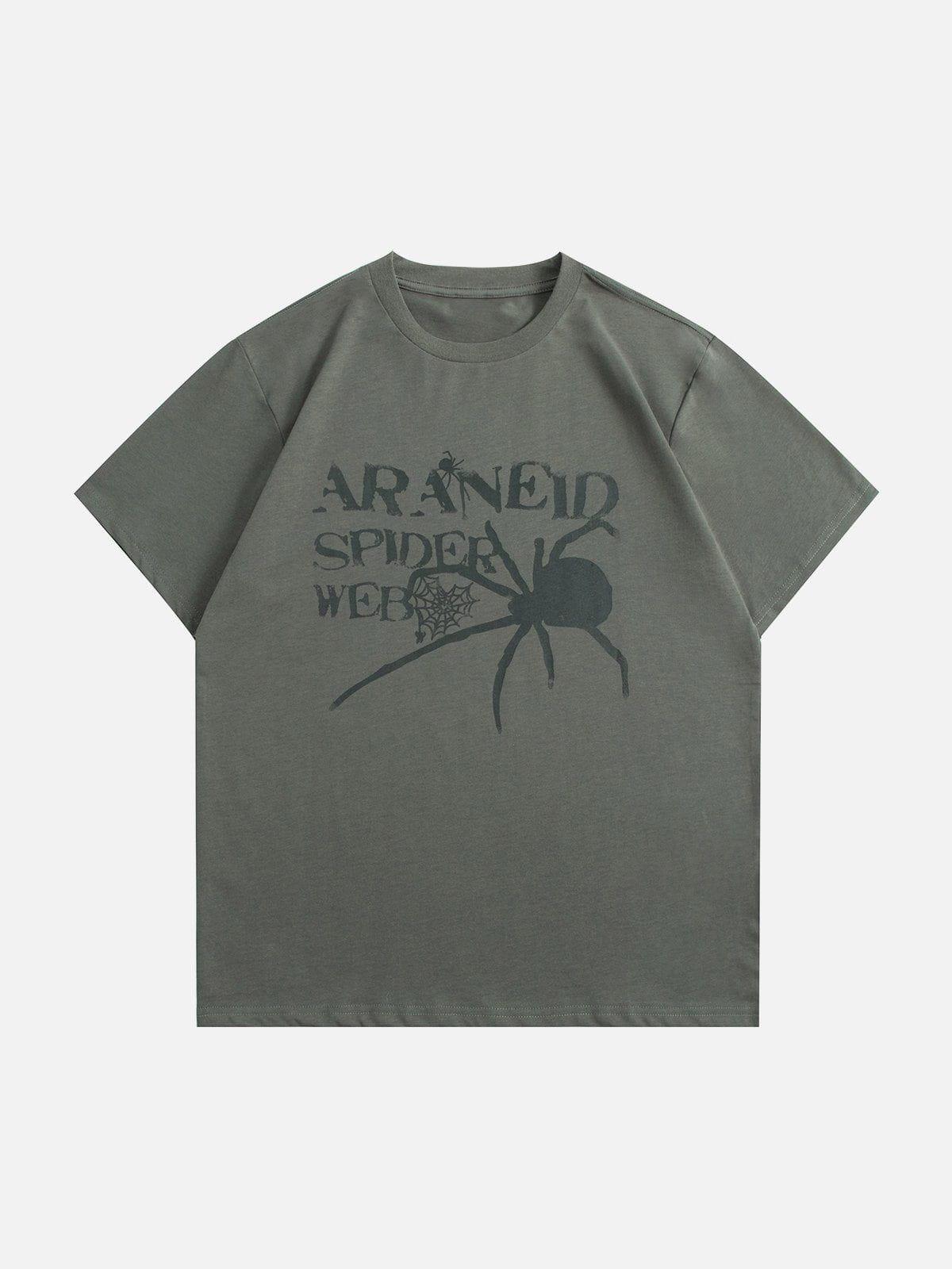 Sneakerland™ - Plastisol Printing Spider Element Tee - tntwear1