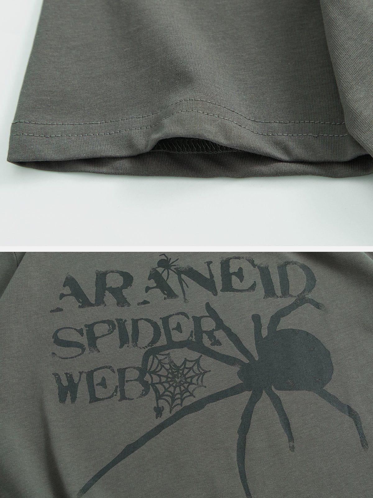 Sneakerland™ - Plastisol Printing Spider Element Tee - tntwear1