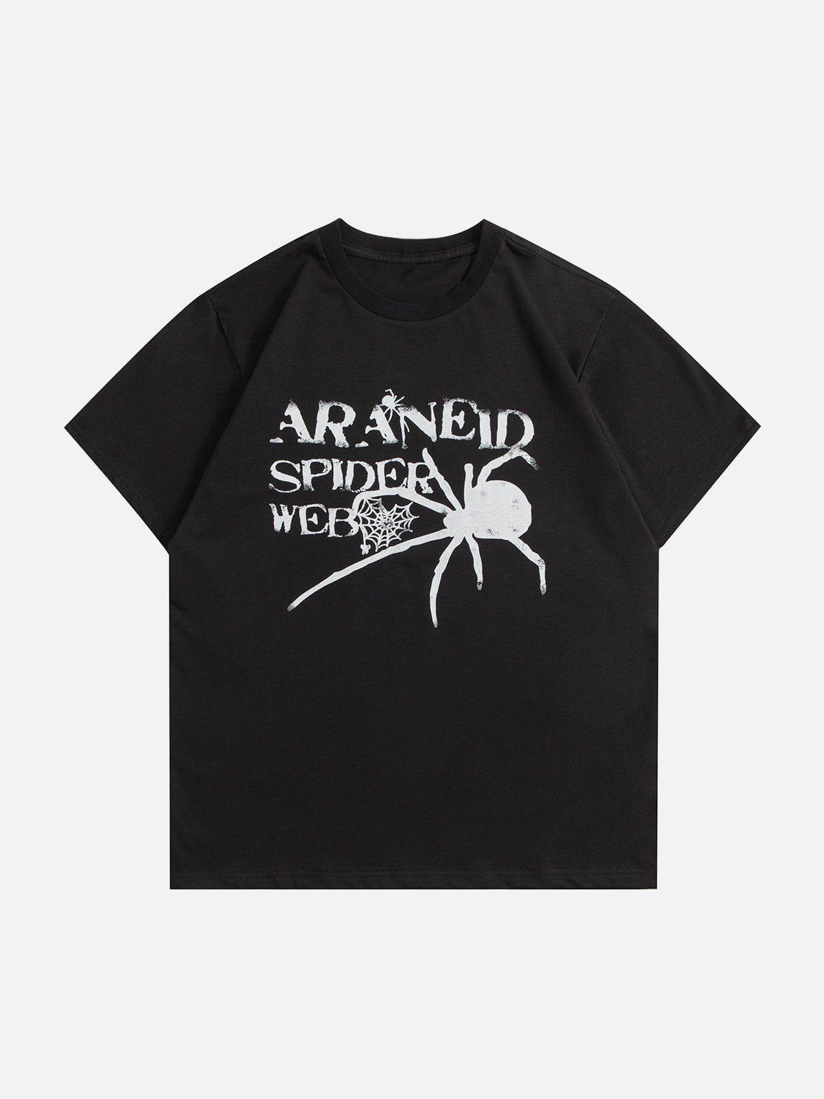 Sneakerland™ - Plastisol Printing Spider Element Tee - tntwear1