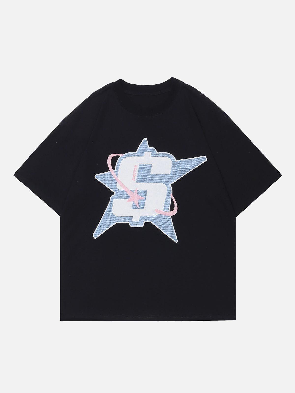 Sneakerland™ - Plastisol Printing Star Tee - tntwear1