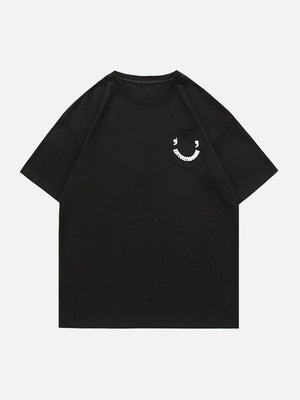 Sneakerland™ - Pocket Smile Print Tee - tntwear1