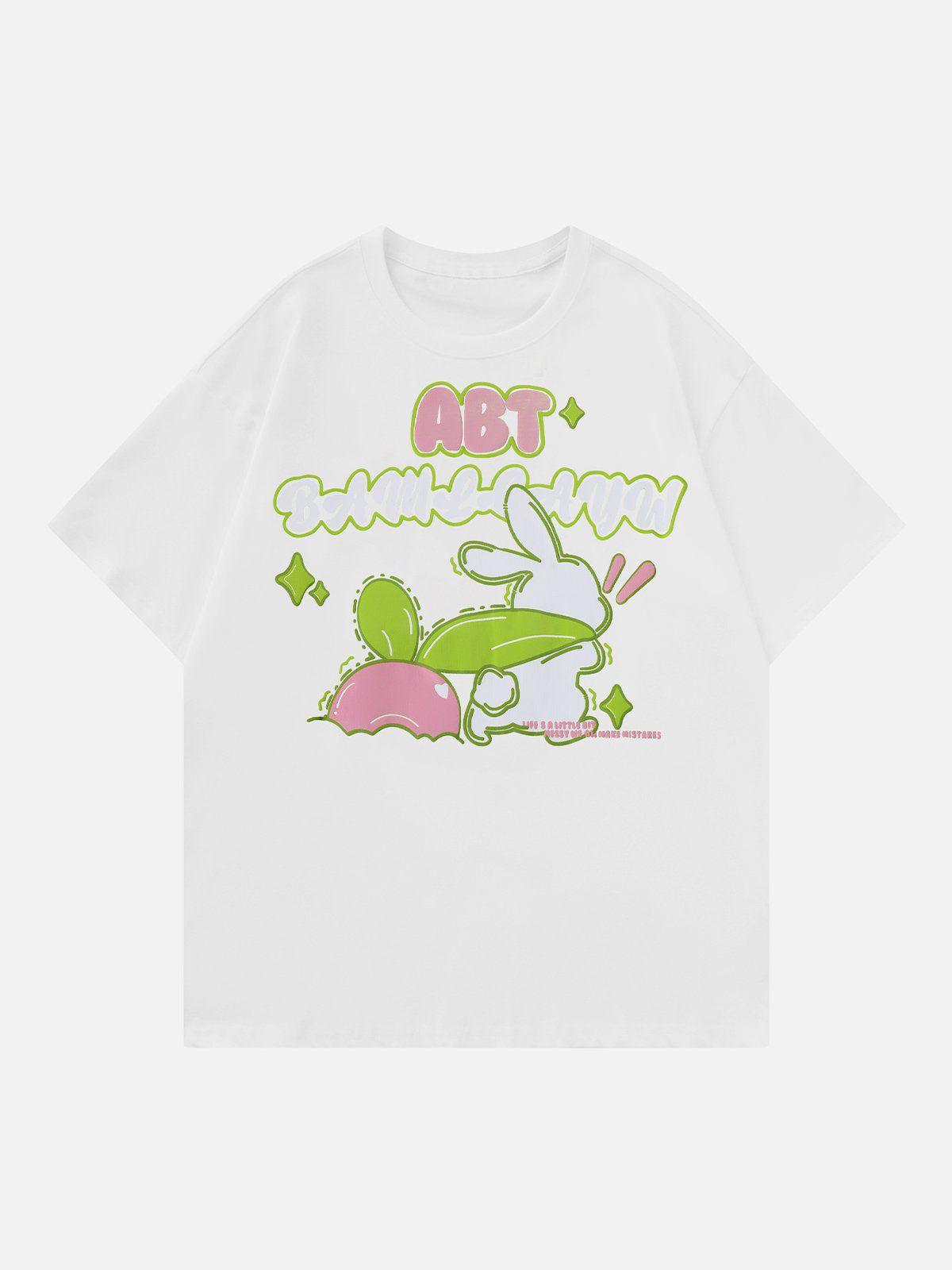 Sneakerland™ - Pulling Radish Foam Printing Tee - tntwear1