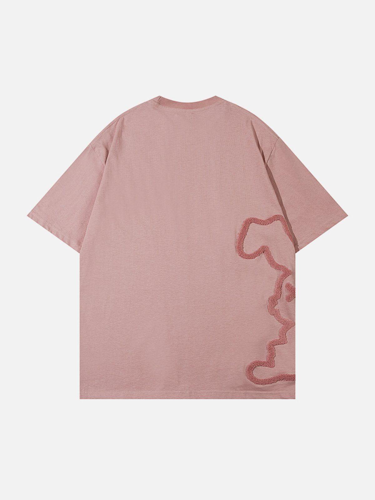 Sneakerland™ - Rabbit Embroidery Tee - tntwear1