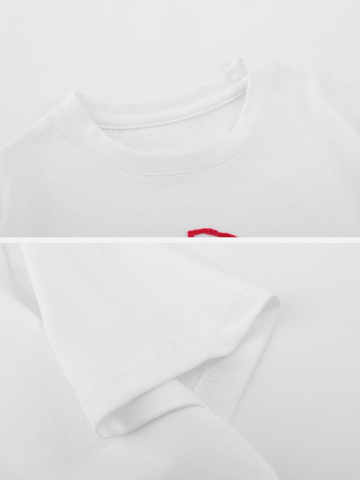 Sneakerland™ - Rabbit Embroidery Tee - tntwear1