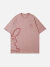 Sneakerland™ - Rabbit Embroidery Tee - tntwear1