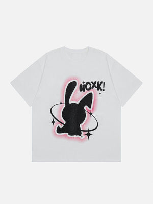 Sneakerland™ - Rabbit Foam Print Tee - tntwear1