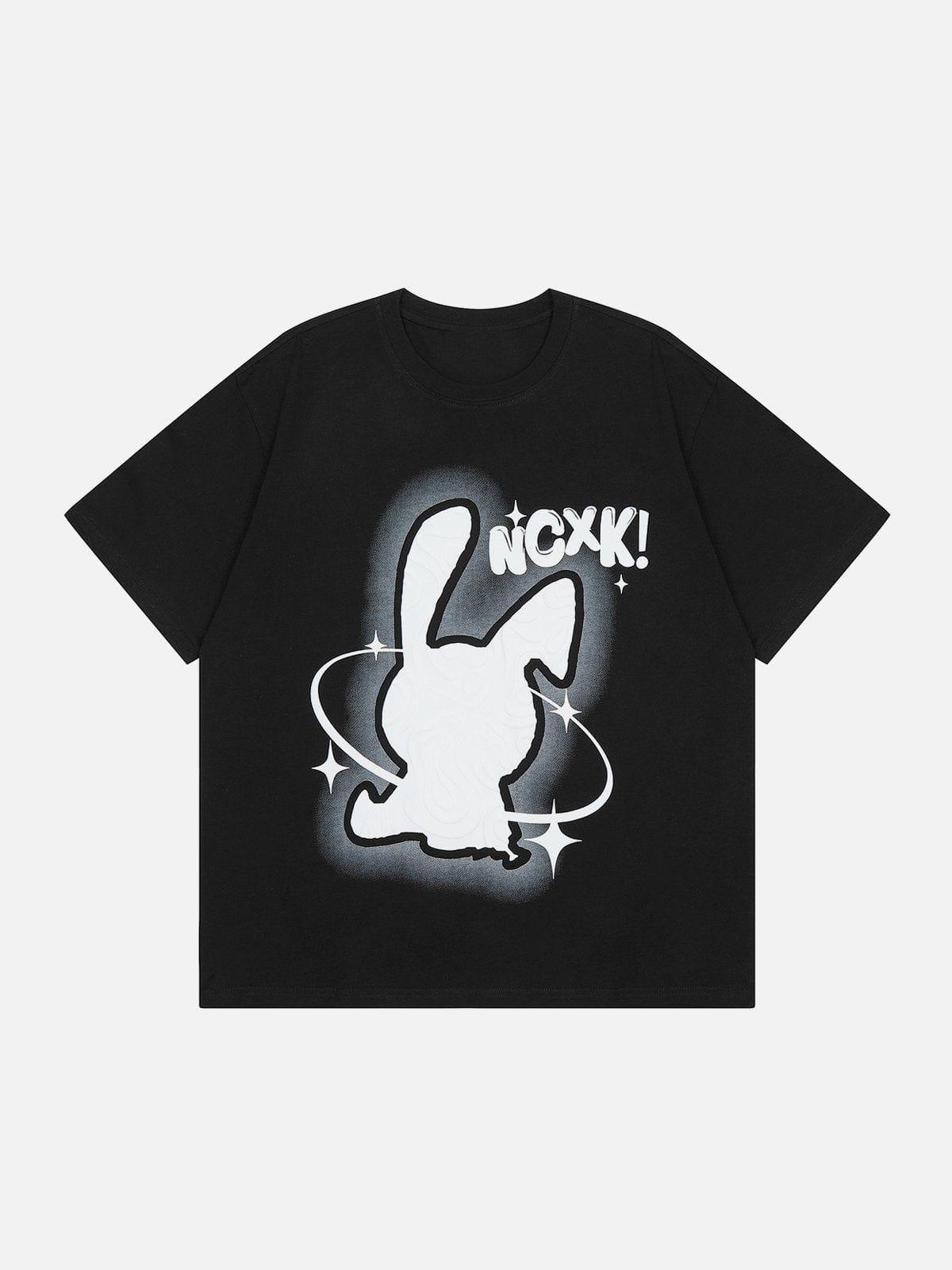 Sneakerland™ - Rabbit Foam Print Tee - tntwear1