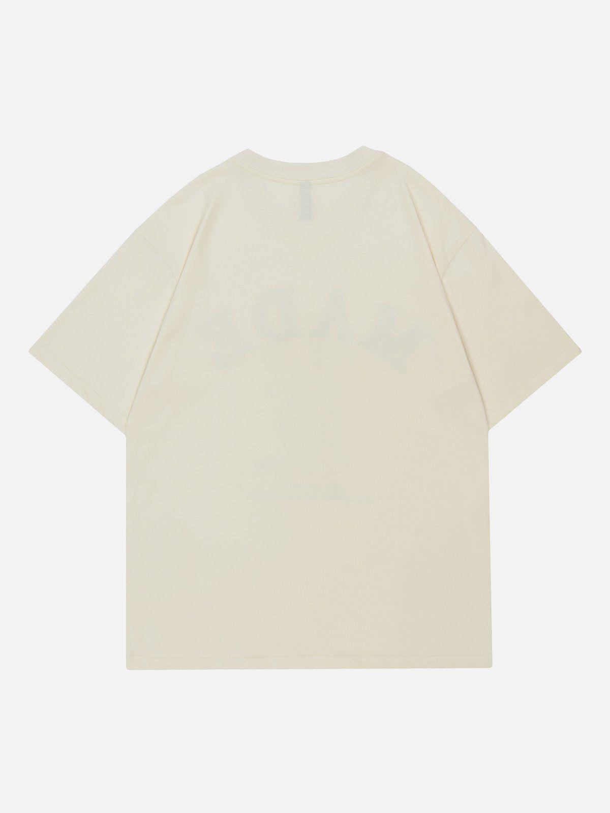 Sneakerland™ - Rabbit Letter Print Tee - tntwear1