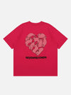 Sneakerland™ - Rabbit Towel Embroidery Heart Elements Tee - tntwear1