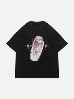 Sneakerland™ - Scream Print Washed Tee - tntwear1