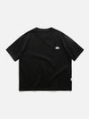 Sneakerland™ - Solid Embroidery Semicircle Letter Tee - tntwear1