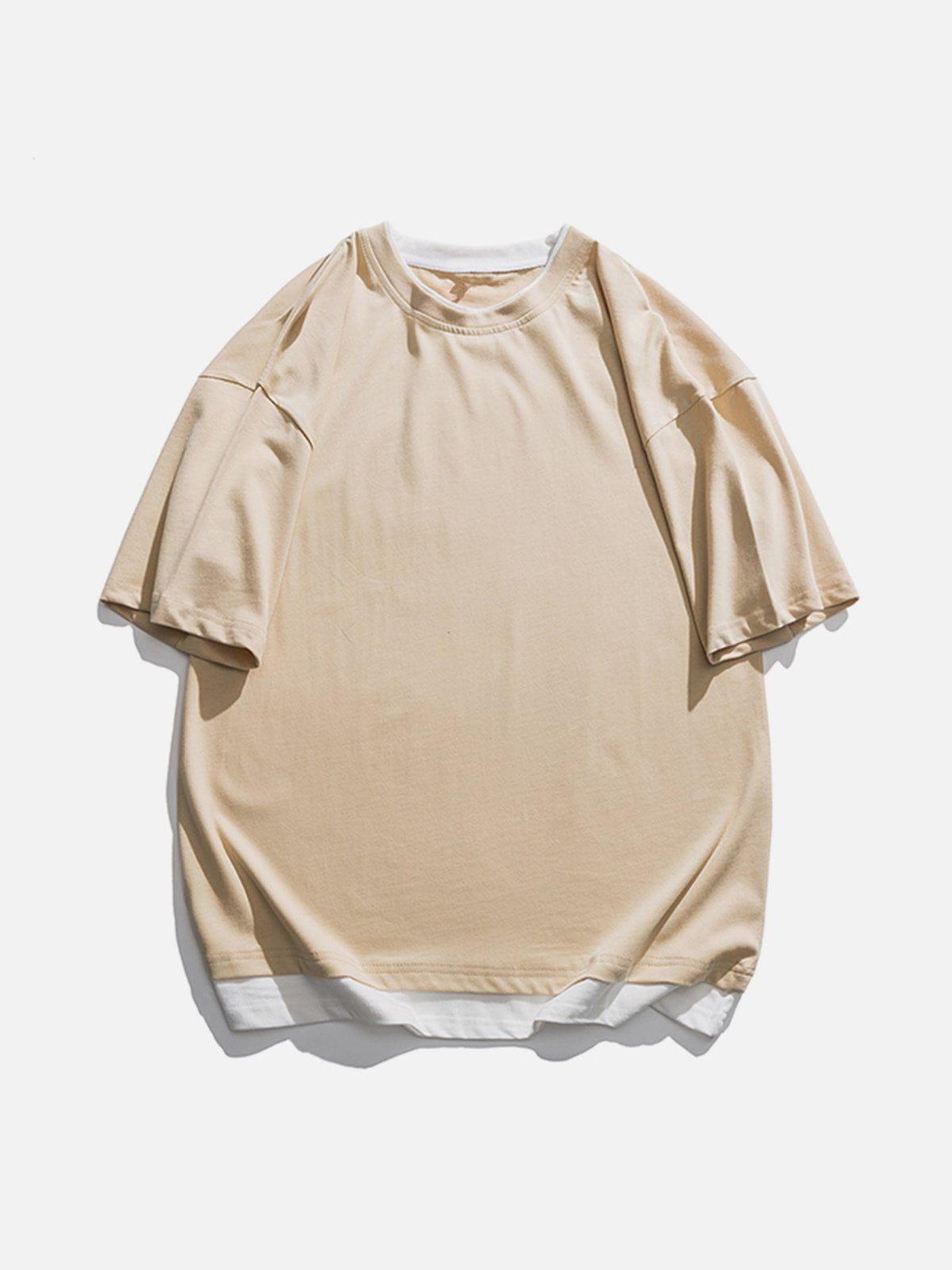 Sneakerland™ - Solid Essential Cotton Tee - tntwear1