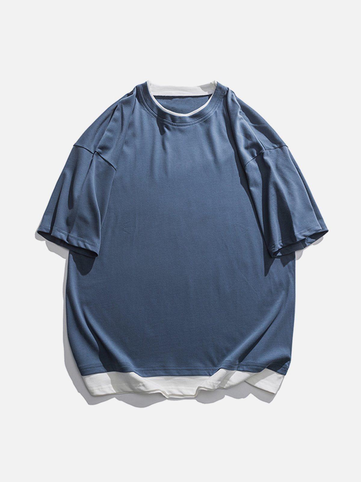 Sneakerland™ - Solid Essential Cotton Tee - tntwear1