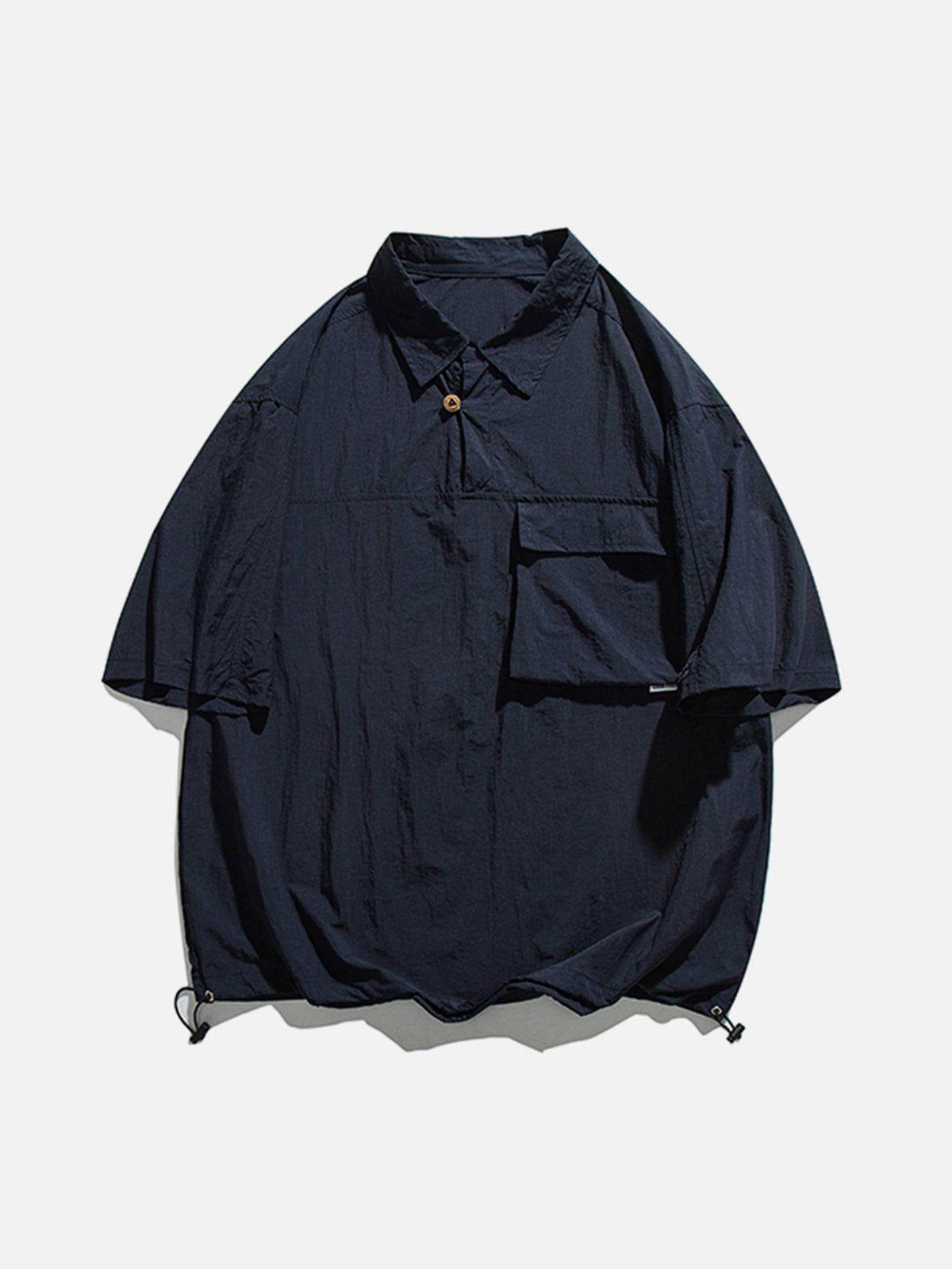 Sneakerland™ - Solid Polyester Polo Tee - tntwear1