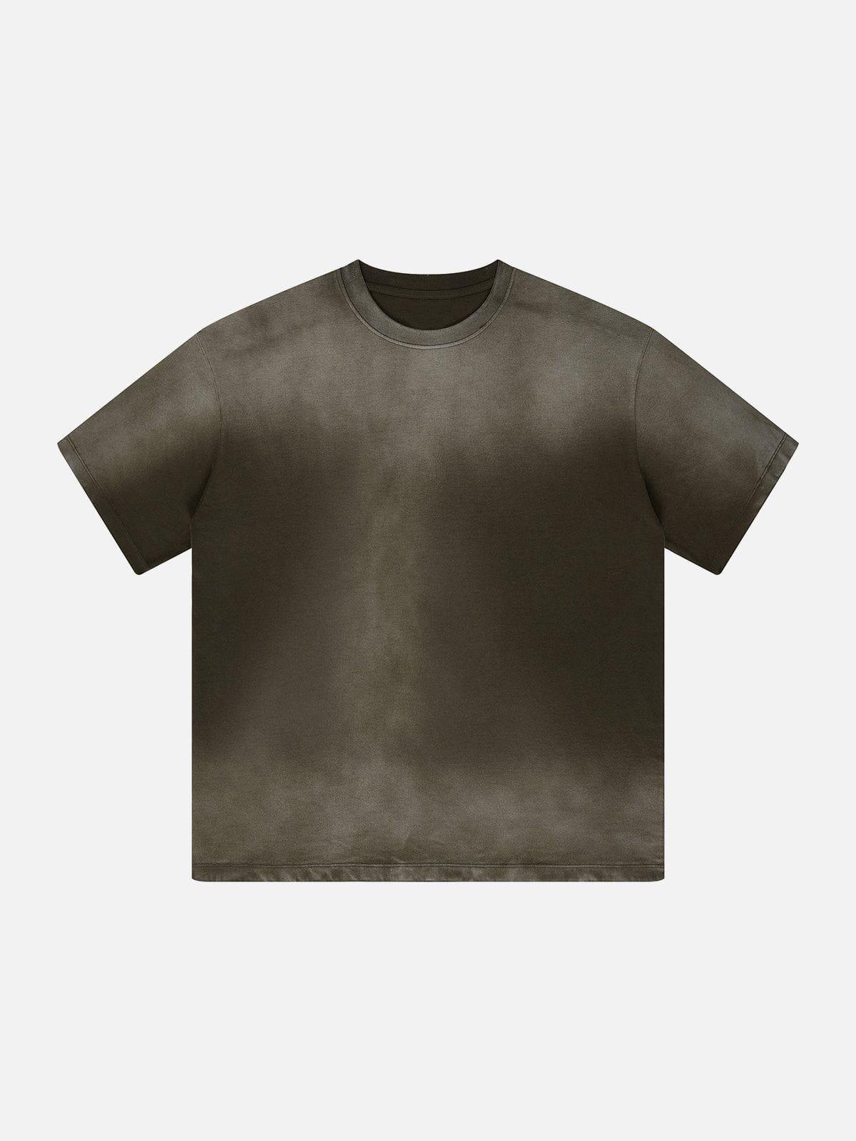 Sneakerland™ - Solid Washed Cotton Tee - tntwear1