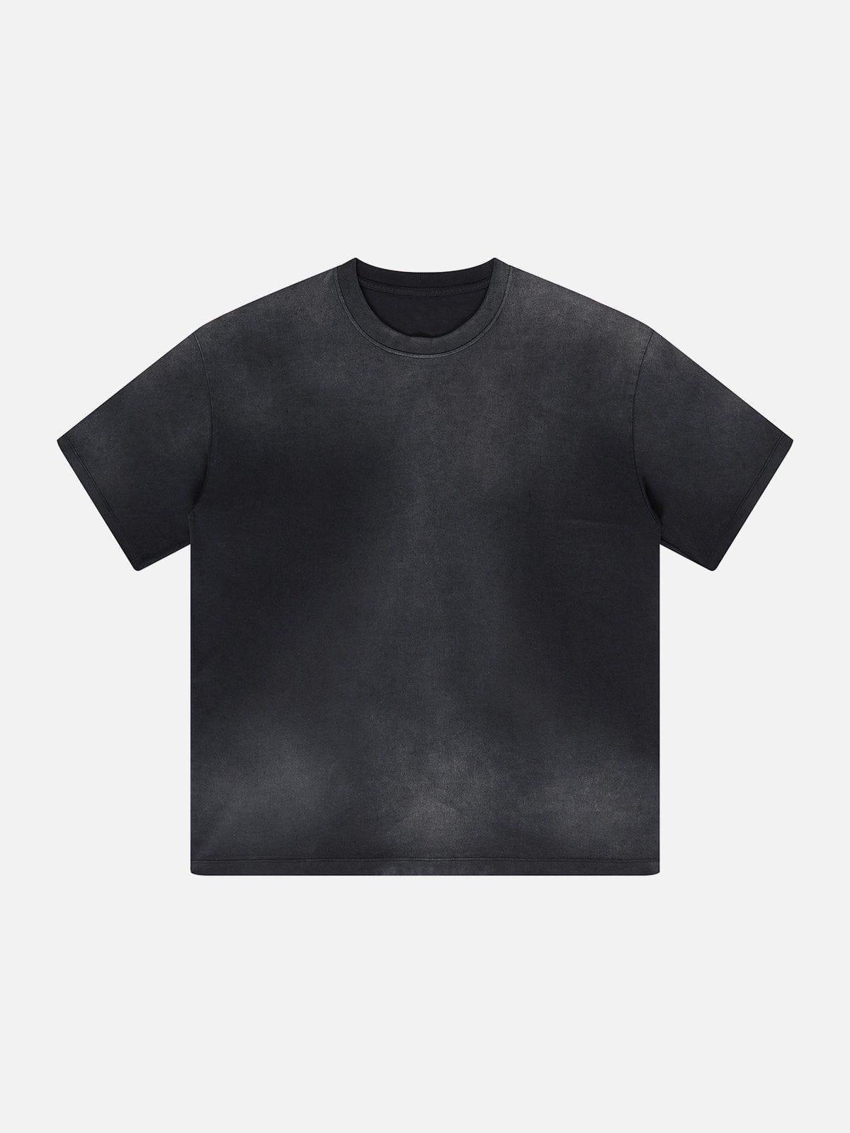 Sneakerland™ - Solid Washed Cotton Tee - tntwear1