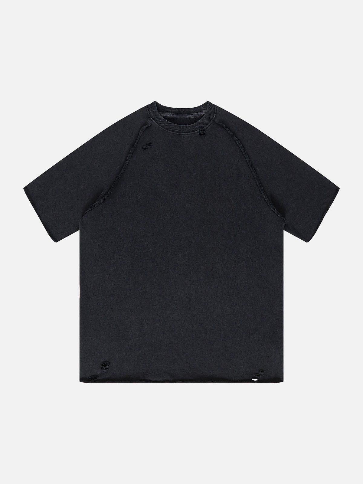 Sneakerland™ - Solid Washed Essential Tee - tntwear1