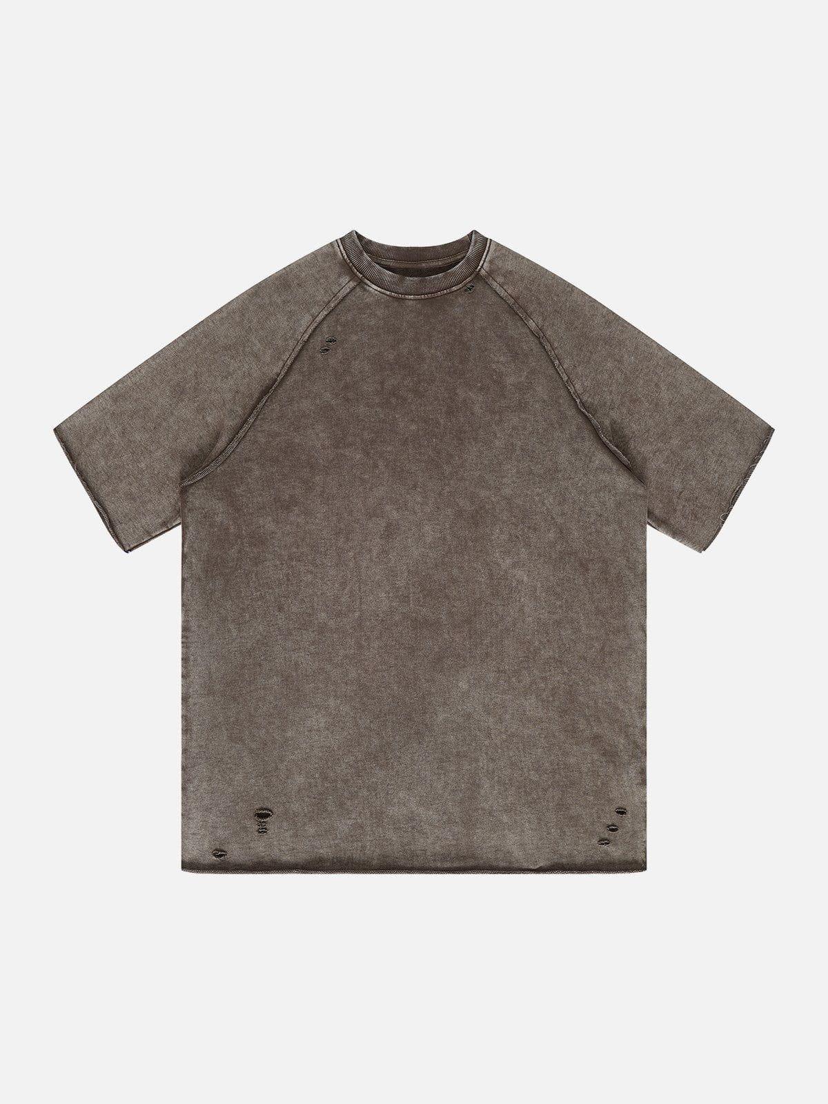 Sneakerland™ - Solid Washed Essential Tee - tntwear1