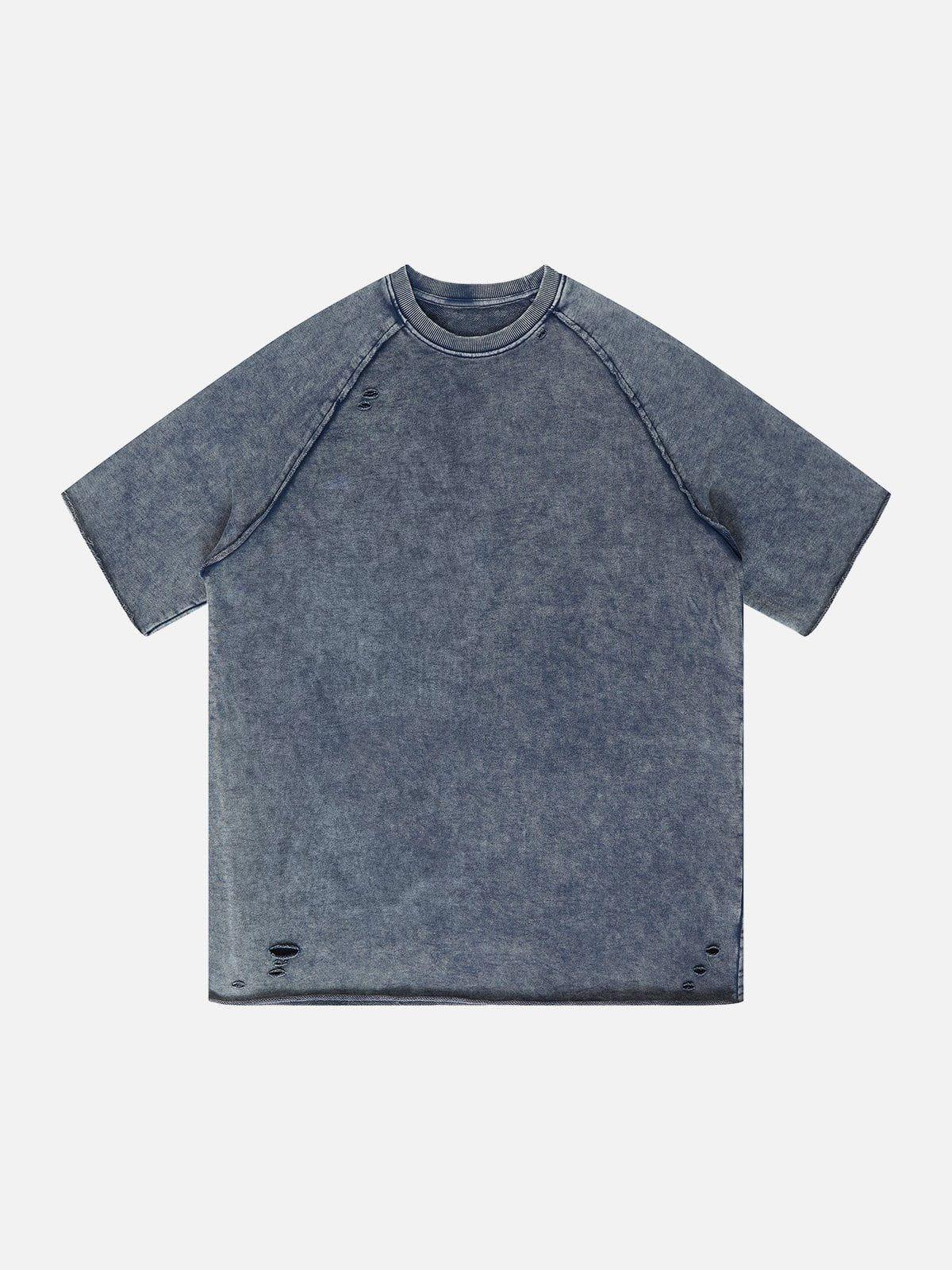 Sneakerland™ - Solid Washed Essential Tee - tntwear1