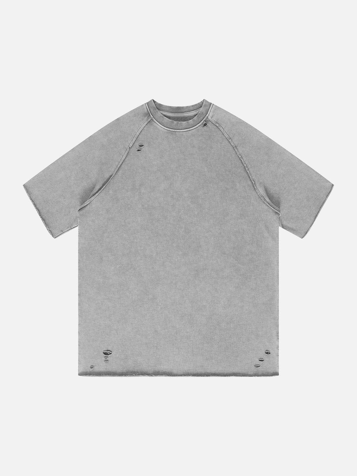 Sneakerland™ - Solid Washed Essential Tee - tntwear1