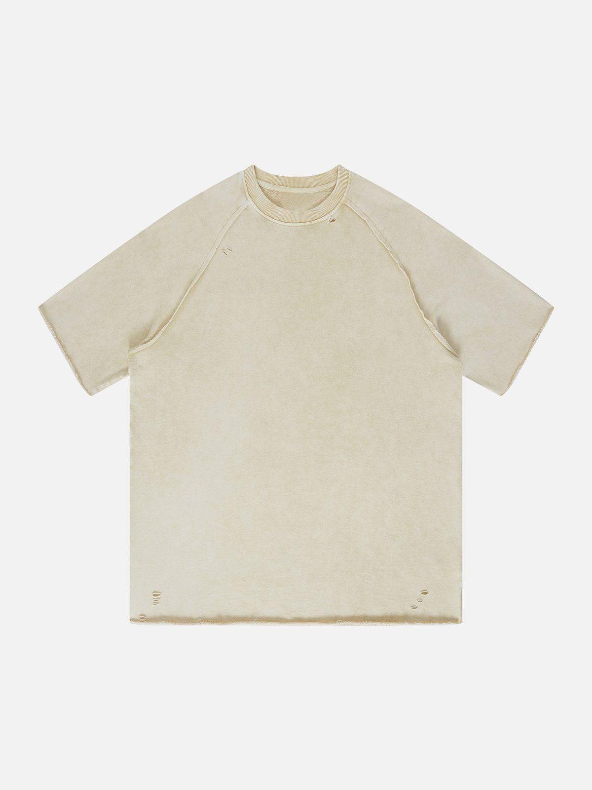 Sneakerland™ - Solid Washed Essential Tee - tntwear1