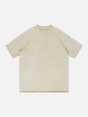 Sneakerland™ - Solid Washed Essential Tee - tntwear1