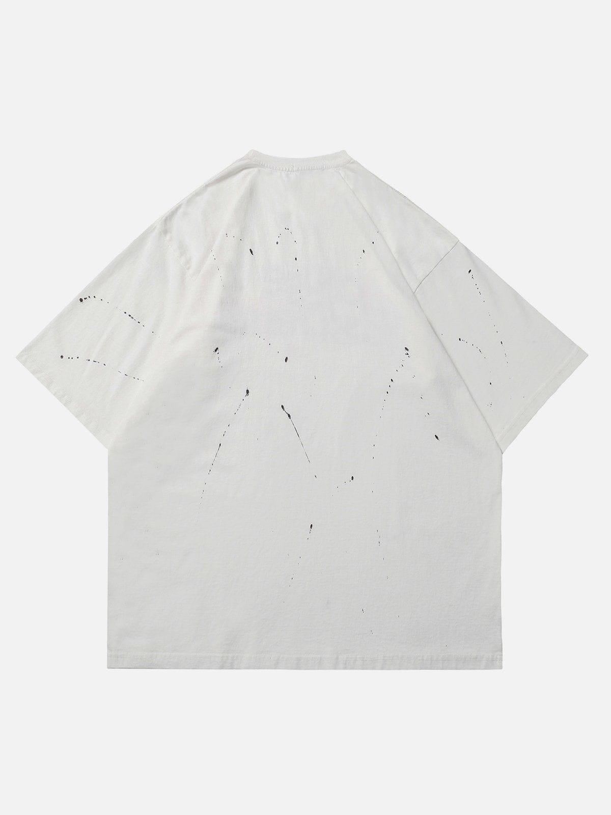 Sneakerland™ - Spider Web Element Washed Tee - tntwear1