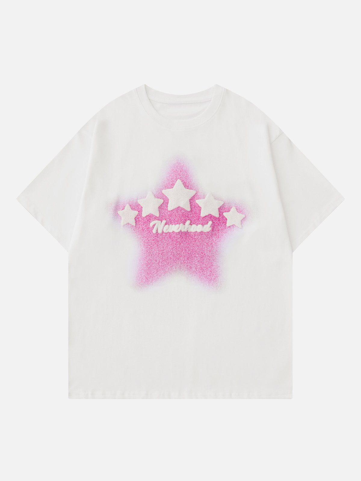 Sneakerland™ - Star Alphabet Print Tee - tntwear1