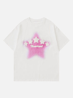 Sneakerland™ - Star Alphabet Print Tee - tntwear1