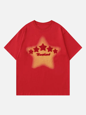 Sneakerland™ - Star Alphabet Print Tee - tntwear1