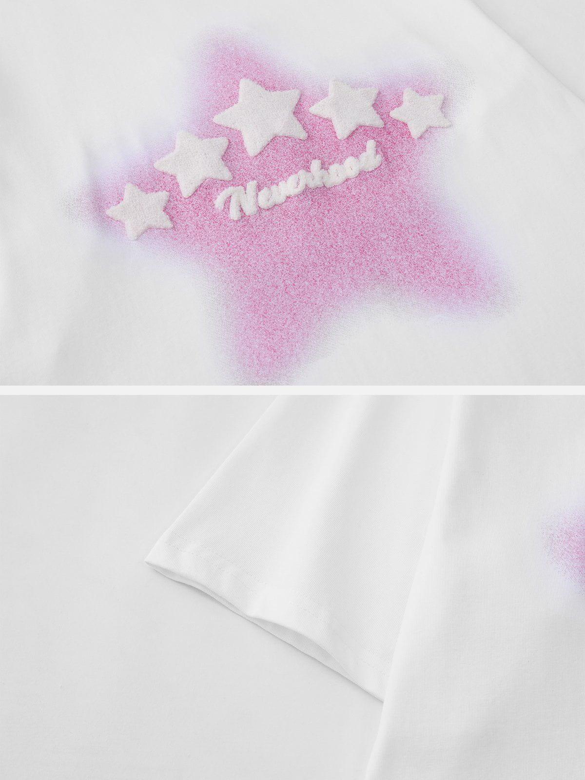 Sneakerland™ - Star Alphabet Print Tee - tntwear1