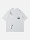 Sneakerland™ - Star Embroidery Print Tee - tntwear1