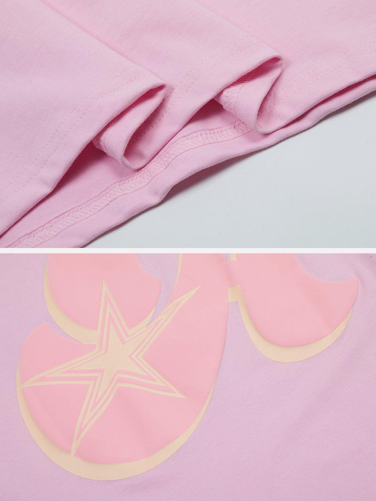 Sneakerland™ - Star Foam Printing Tee - tntwear1