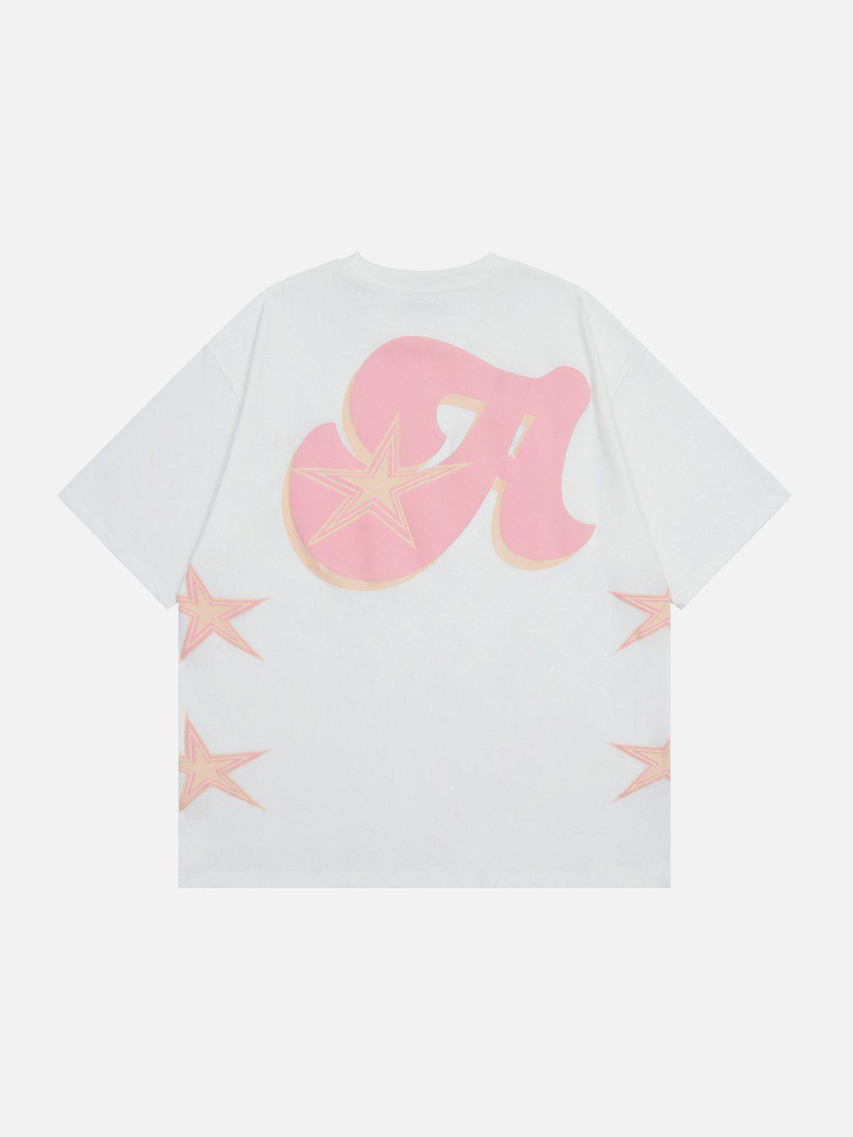 Sneakerland™ - Star Foam Printing Tee - tntwear1