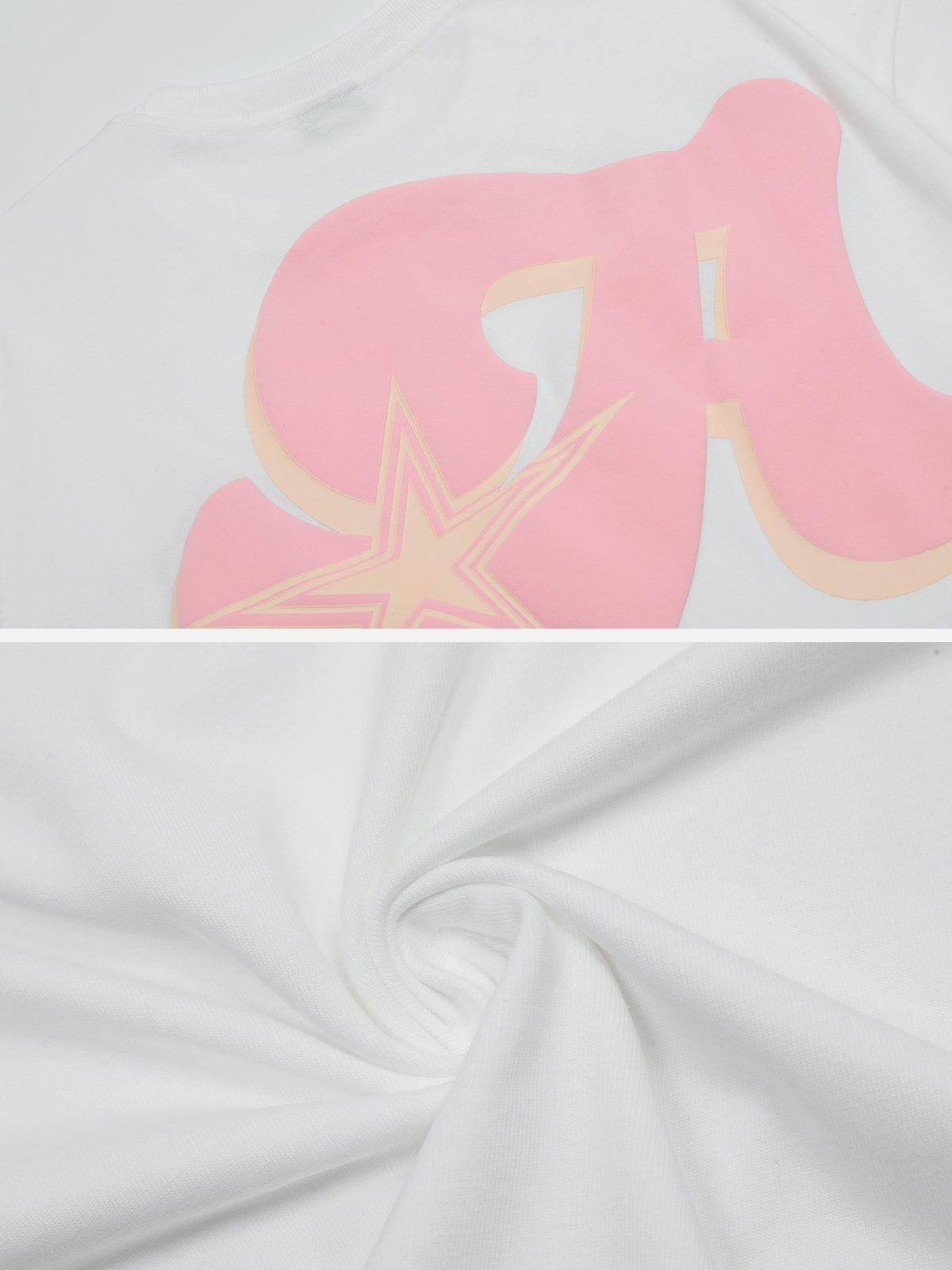 Sneakerland™ - Star Foam Printing Tee - tntwear1