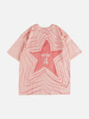 Sneakerland™ - Star Gradient Graffiti Tee - tntwear1