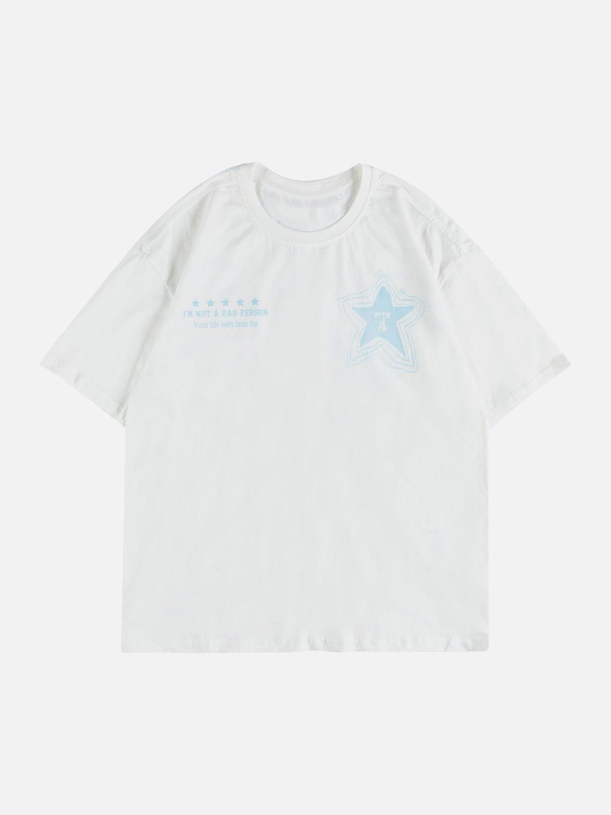 Sneakerland™ - Star Gradient Graffiti Tee - tntwear1