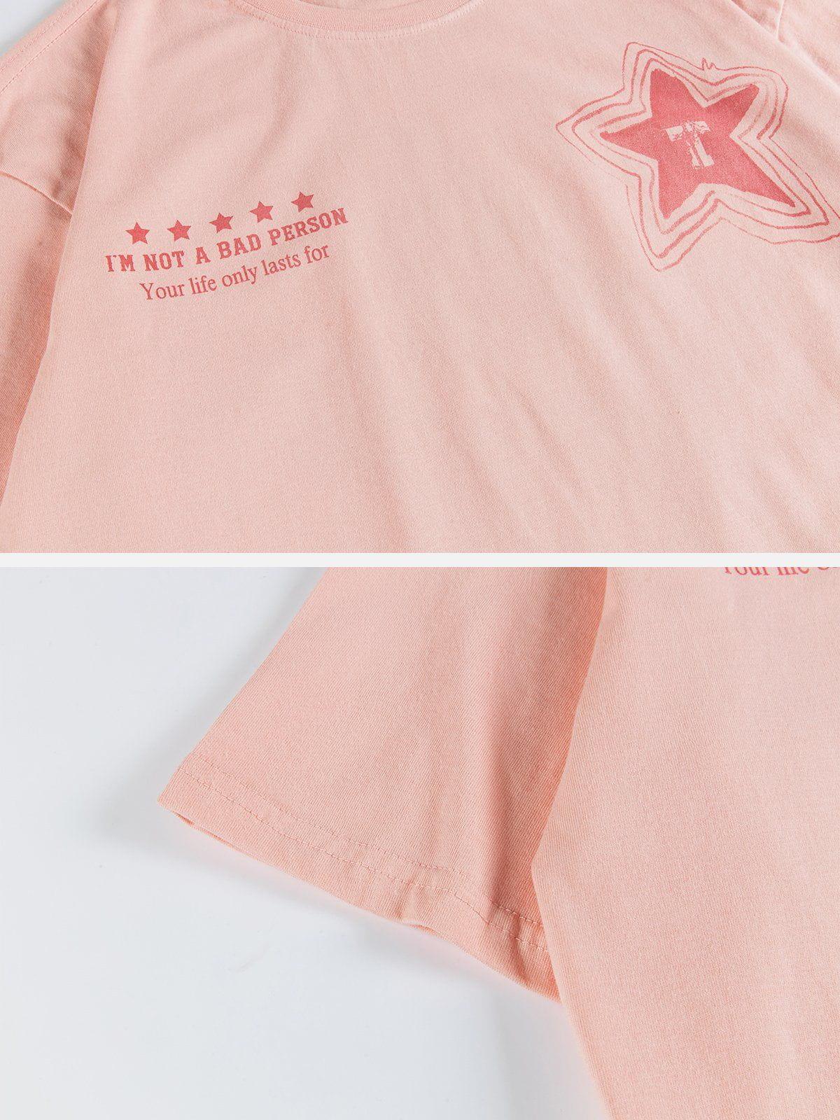 Sneakerland™ - Star Gradient Graffiti Tee - tntwear1