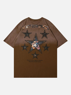 Sneakerland™ - Star Gradient Tee - tntwear1