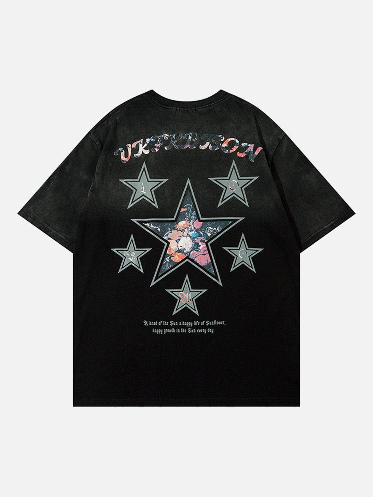 Sneakerland™ - Star Gradient Tee - tntwear1