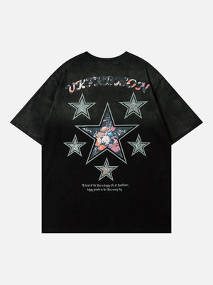 Sneakerland™ - Star Gradient Tee - tntwear1