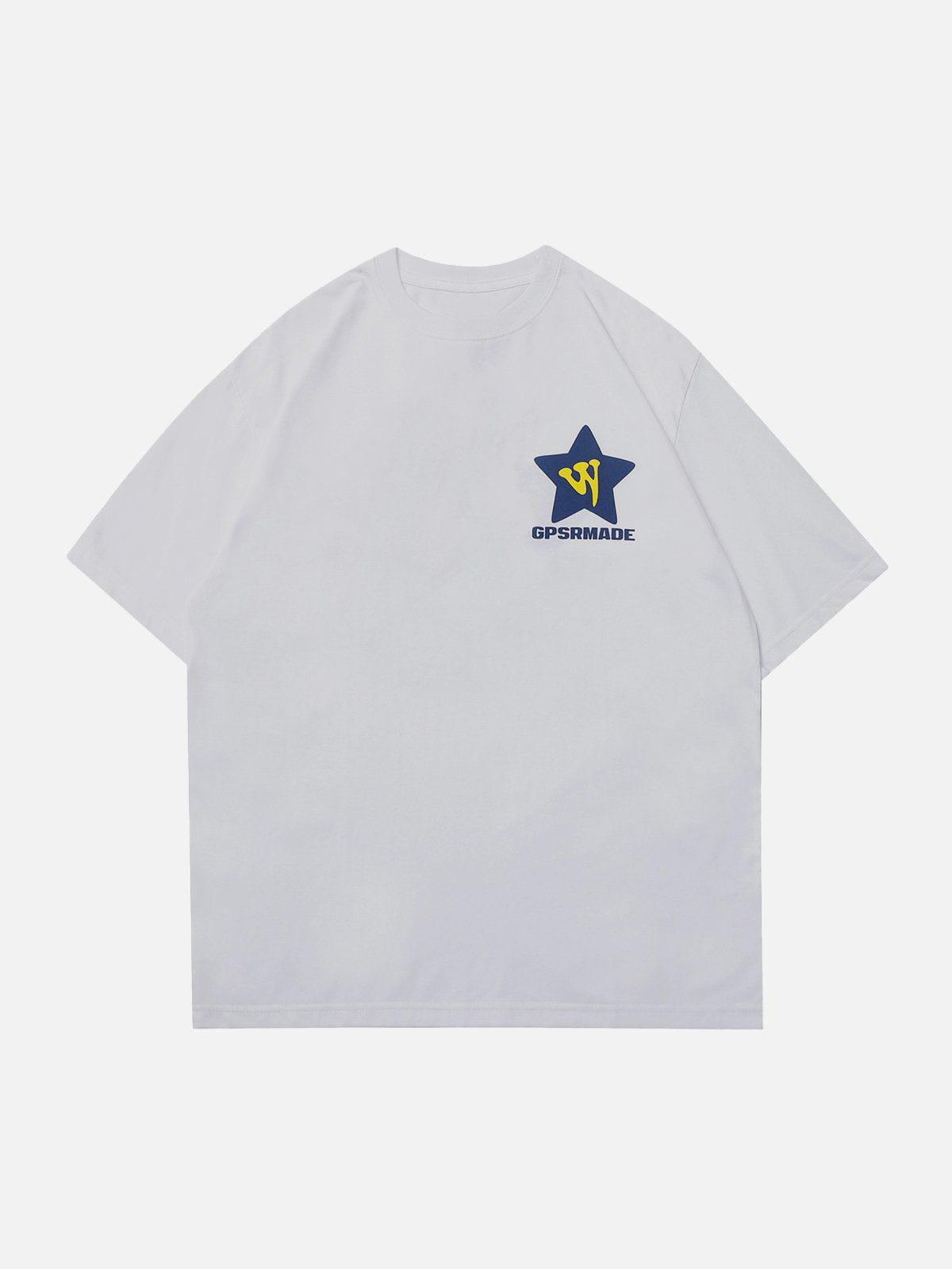 Sneakerland™ - Star Print Tee - tntwear1