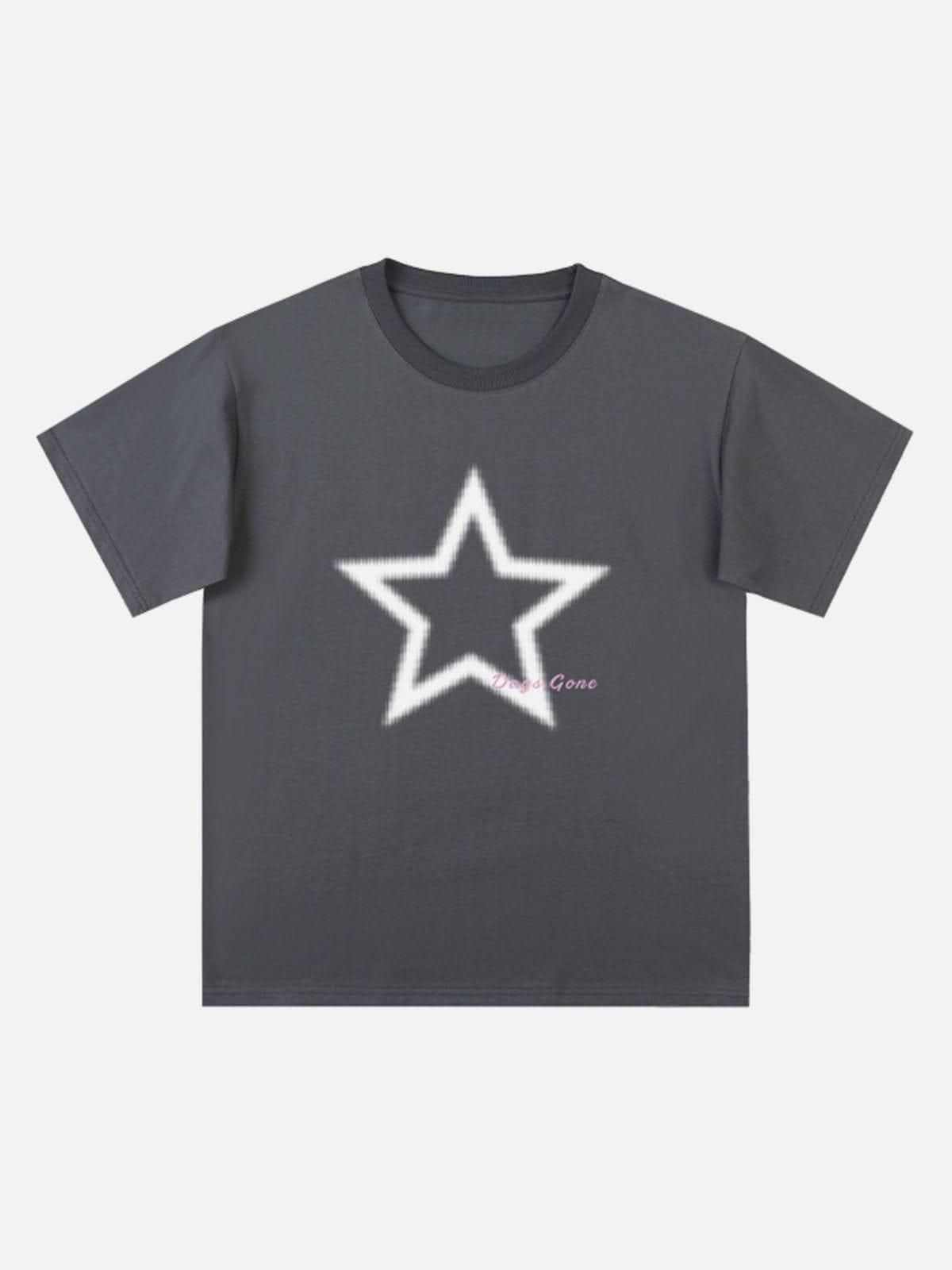 Sneakerland™ - Star Print Tee - tntwear1