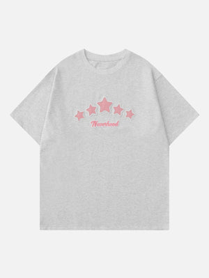 Sneakerland™ - Star Print Tee - tntwear1