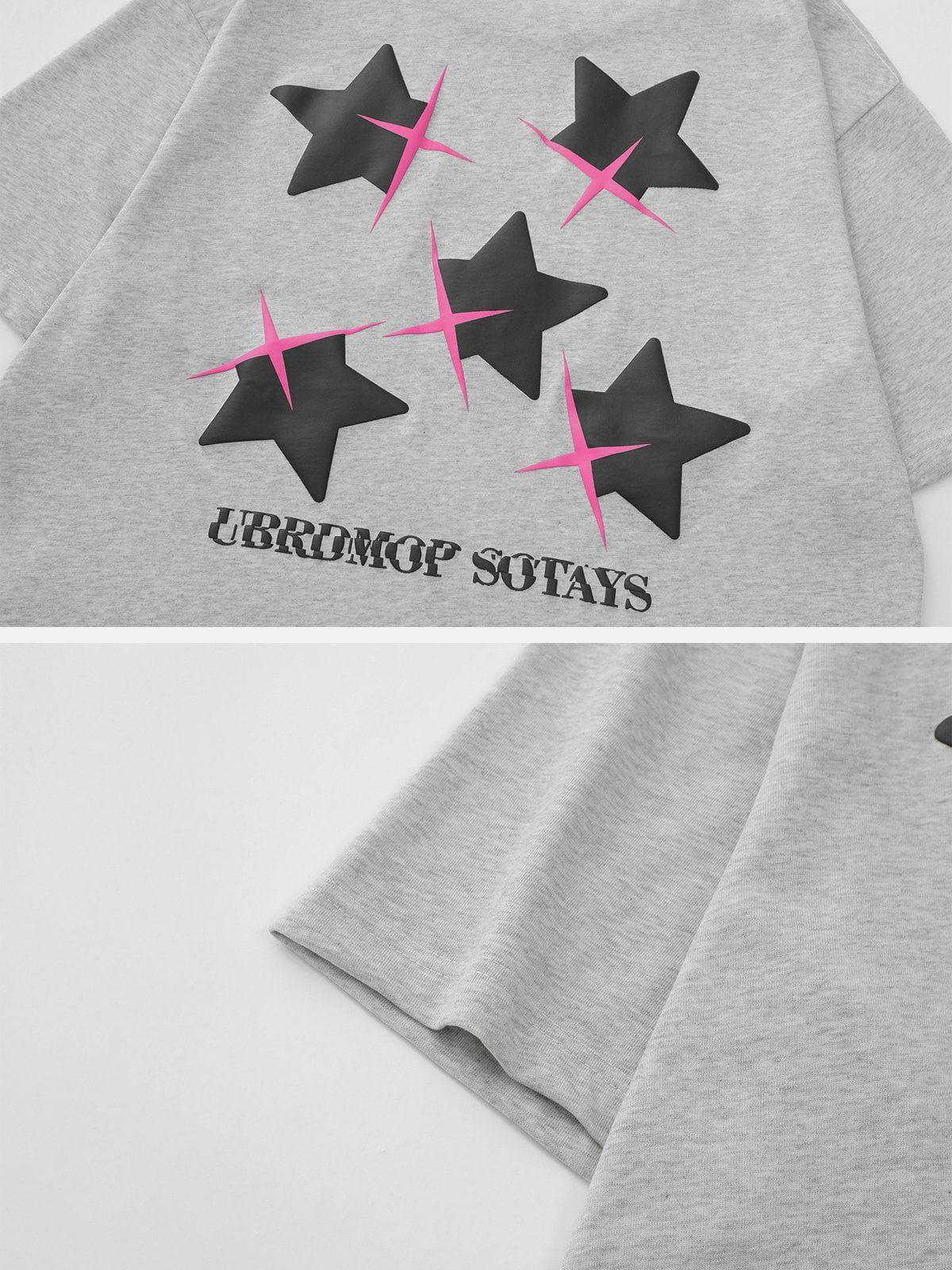 Sneakerland™ - Star Print Tee - tntwear1